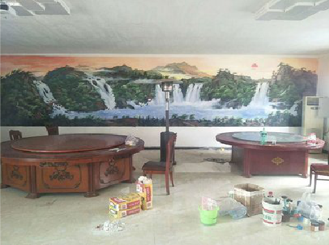  崇州墙绘-写实风景