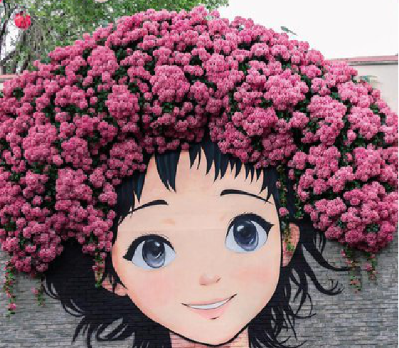  崇州墙体彩绘-网红墙打卡